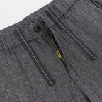 Men's Linen Cotton Bermuda Shorts: Slim Fit, Elastic Waist S - Shop Giordano