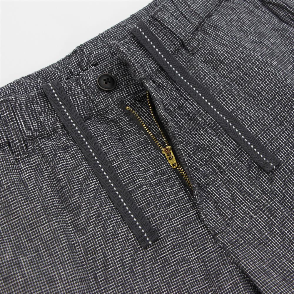 Men's Linen Cotton Bermuda Shorts: Slim Fit, Elastic Waist - Giordano