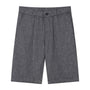 Men's Linen Cotton Bermuda Shorts: Slim Fit, Elastic Waist S - Shop Giordano