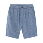Giordano Men's Linen Cotton Bermuda Shorts: Slim Fit, Elastic Waist - Premium Shorts