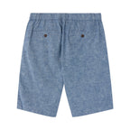 Giordano Men's Linen Cotton Bermuda Shorts: Slim Fit, Elastic Waist - Premium Shorts