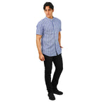 Giordano Men's Linen Cotton Poplin Band Collar Shirt | Slim Fit Summer Style - Premium Shirts