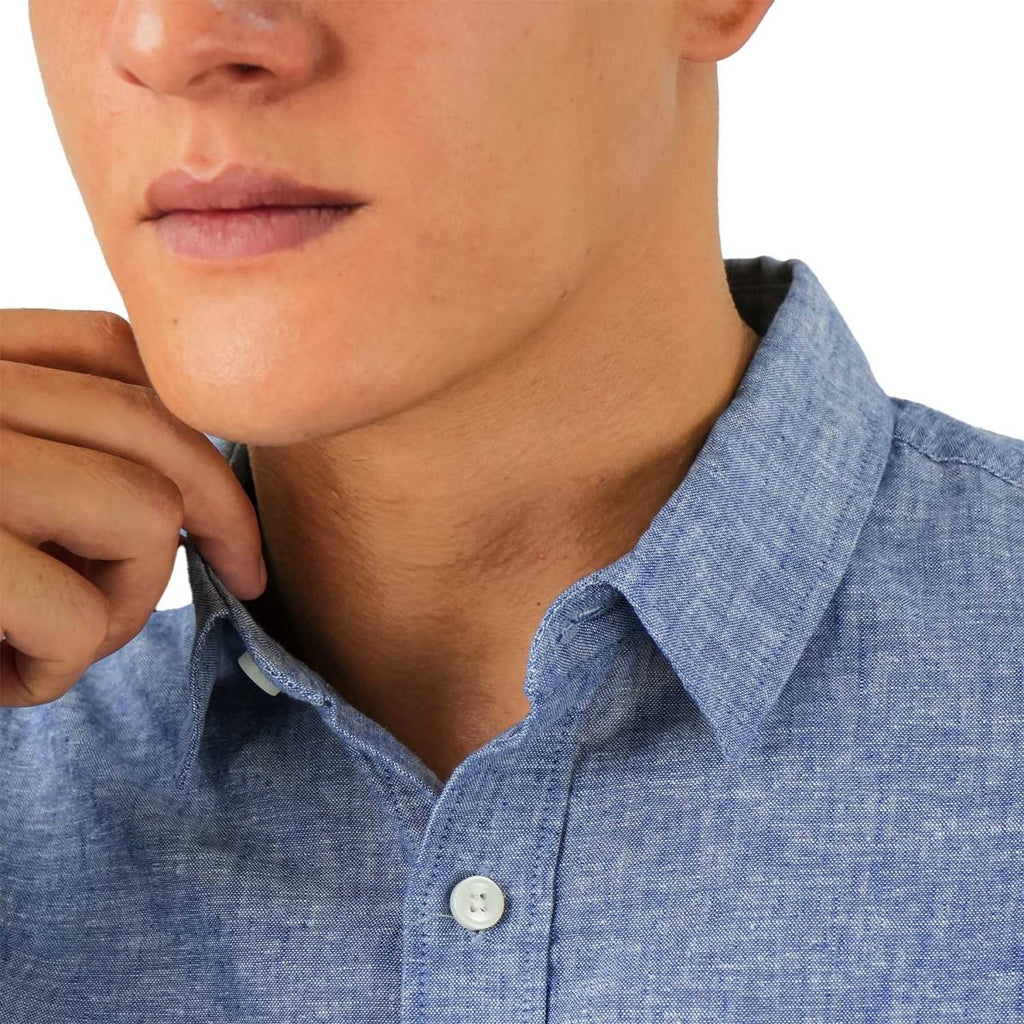Giordano Men's Linen Cotton Poplin Shirt - Premium Shirts