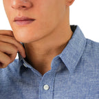 Giordano Men's Linen Cotton Poplin Shirt - Premium Shirts