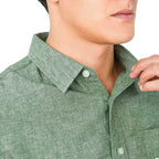 Giordano Men's Linen Cotton Poplin Shirt - Premium Shirts