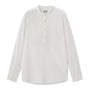 Giordano Men's Linen Cotton Poplin Shirt | Slim Fit, Band Collar - Premium Shirts