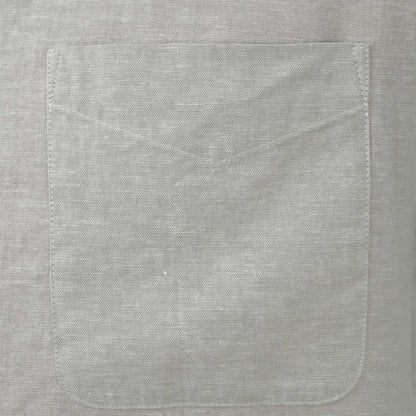 Men's Linen Cotton Poplin Short Sleeve Shirt - Giordano