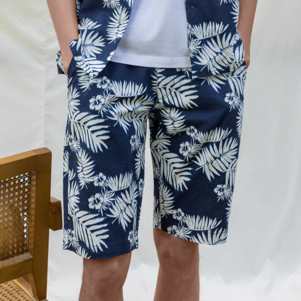 Men's Linen Cotton Shorts - Giordano