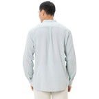 Giordano Men's Linen Poplin Blend Stand Collar Shirt - Premium Shirts