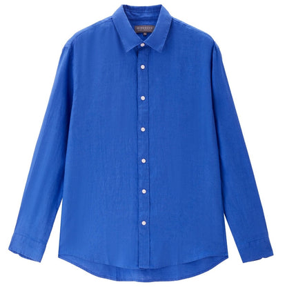 Men’S Linen Poplin Long Sleeve Shirt | Korea Collection - Giordano