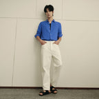 Men’S Linen Poplin Long Sleeve Shirt | Korea Collection S - Shop Giordano