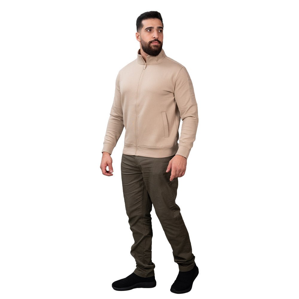 Men’S Liquid Touch Knit Jacket With Zipper Closure S - Shop Giordano