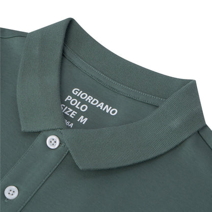Men's Liquid Touch Polo: Slim Fit Comfort & Lasting Color - Giordano