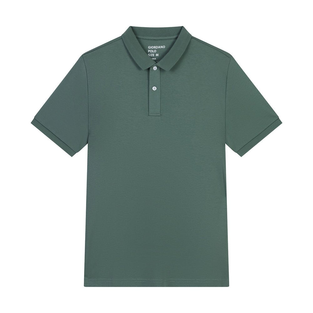 Men's Liquid Touch Polo: Slim Fit Comfort & Lasting Color - Giordano