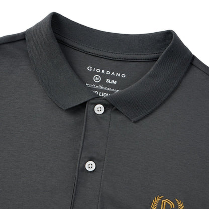 Men's Liquid Touch Polo: Slim Fit Comfort & Lasting Color - Giordano