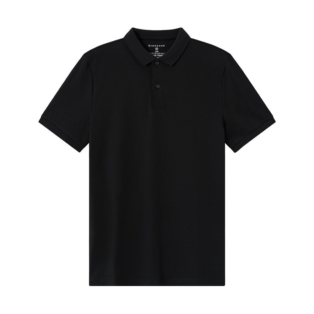Giordano Men's Liquid Touch Polo: Slim Fit Comfort & Lasting Color - Premium Polo