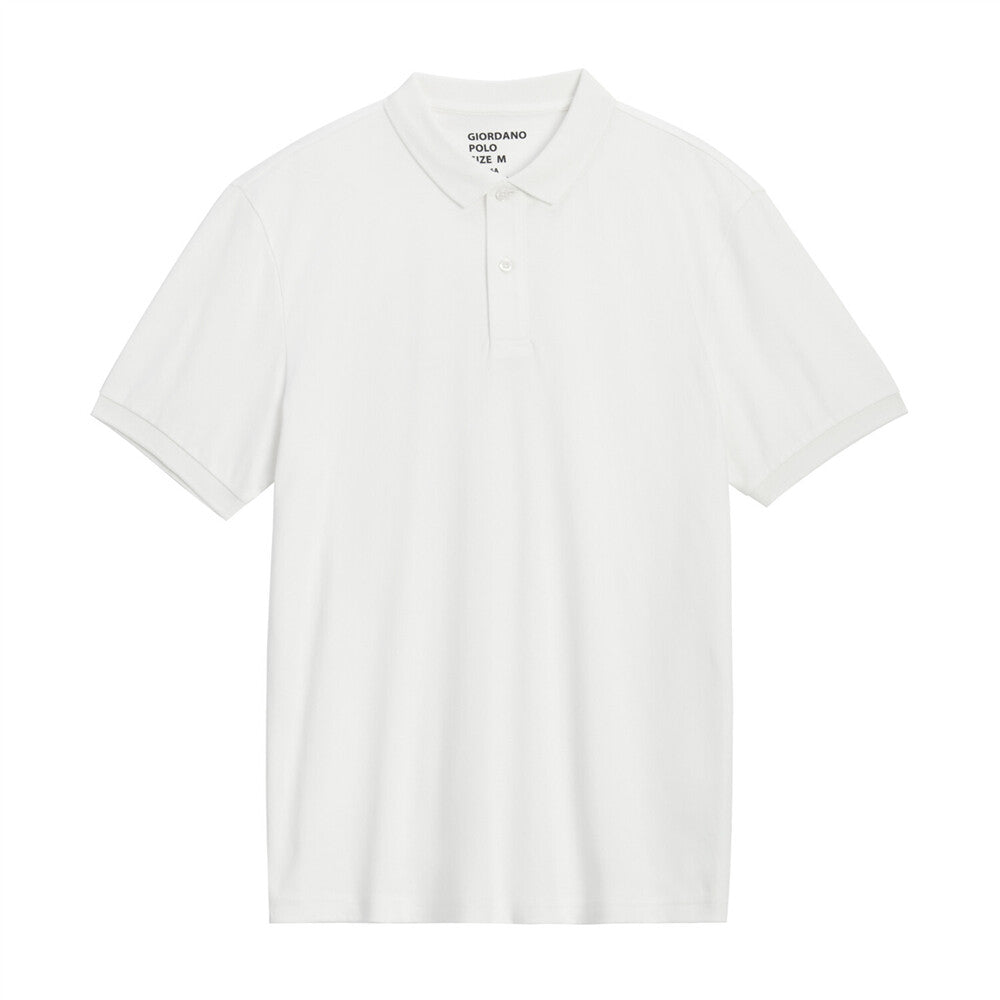 Giordano Men's Liquid Touch Polo: Slim Fit Comfort & Lasting Color - Premium Polo