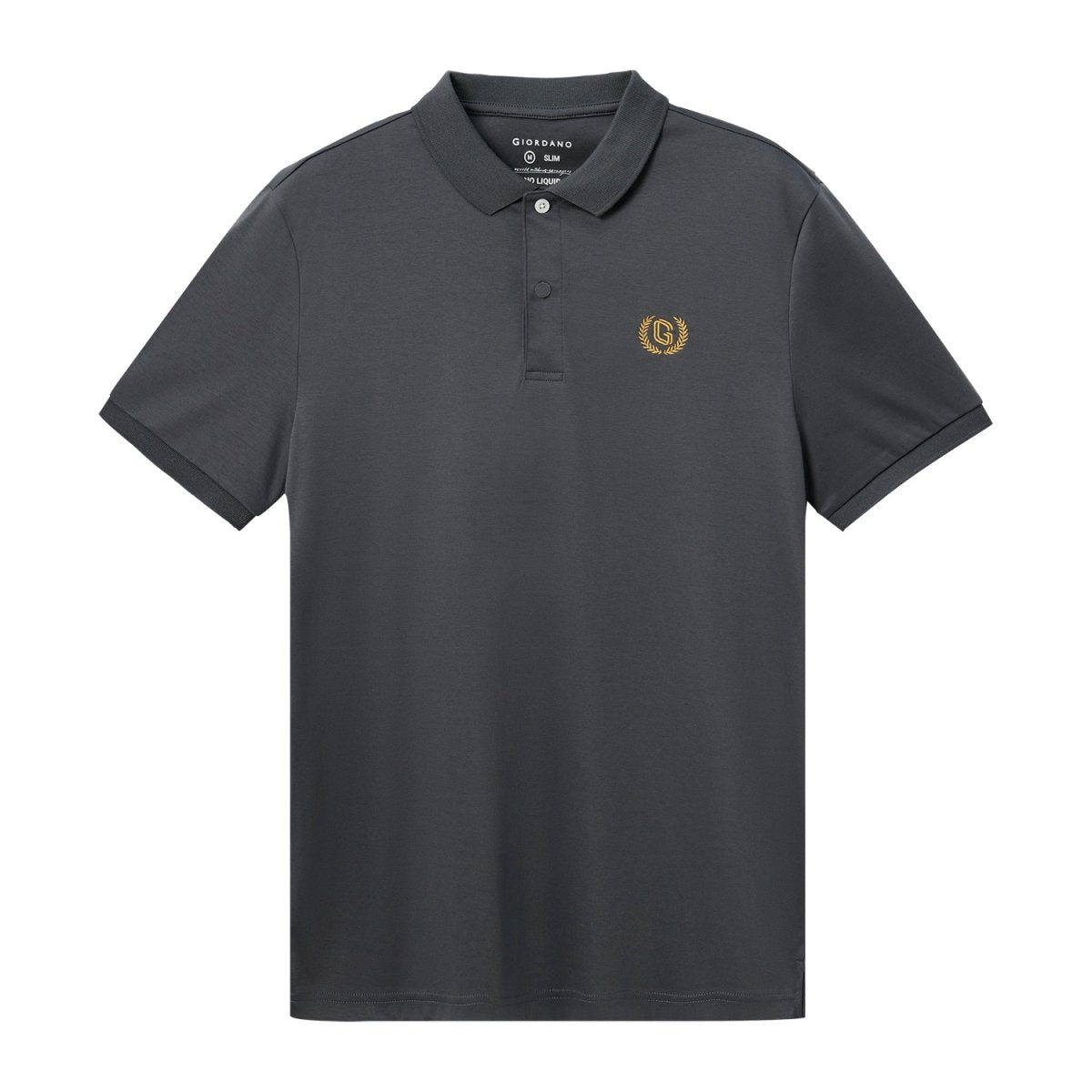 Men's Liquid Touch Polo: Slim Fit Comfort & Lasting Color - Giordano