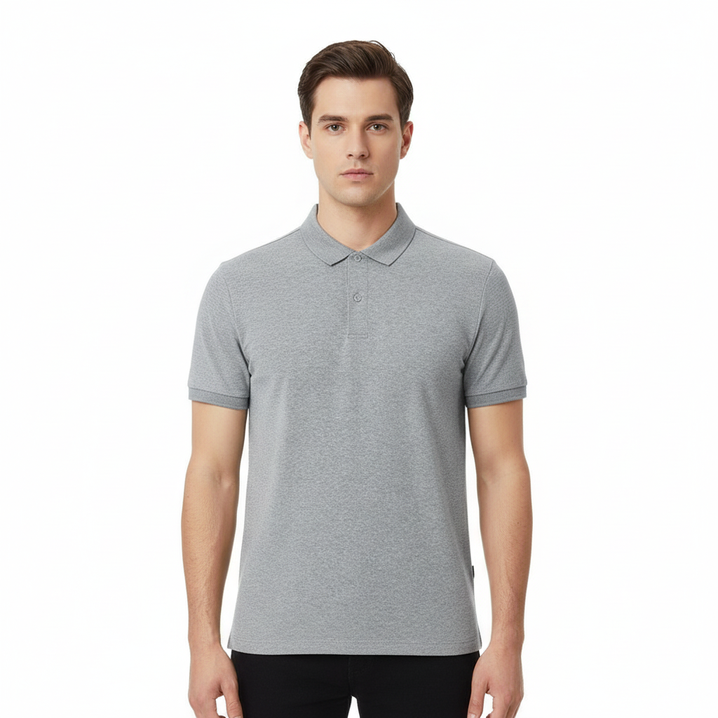 Men's Liquid Touch Polo: Slim Fit Comfort & Lasting Color