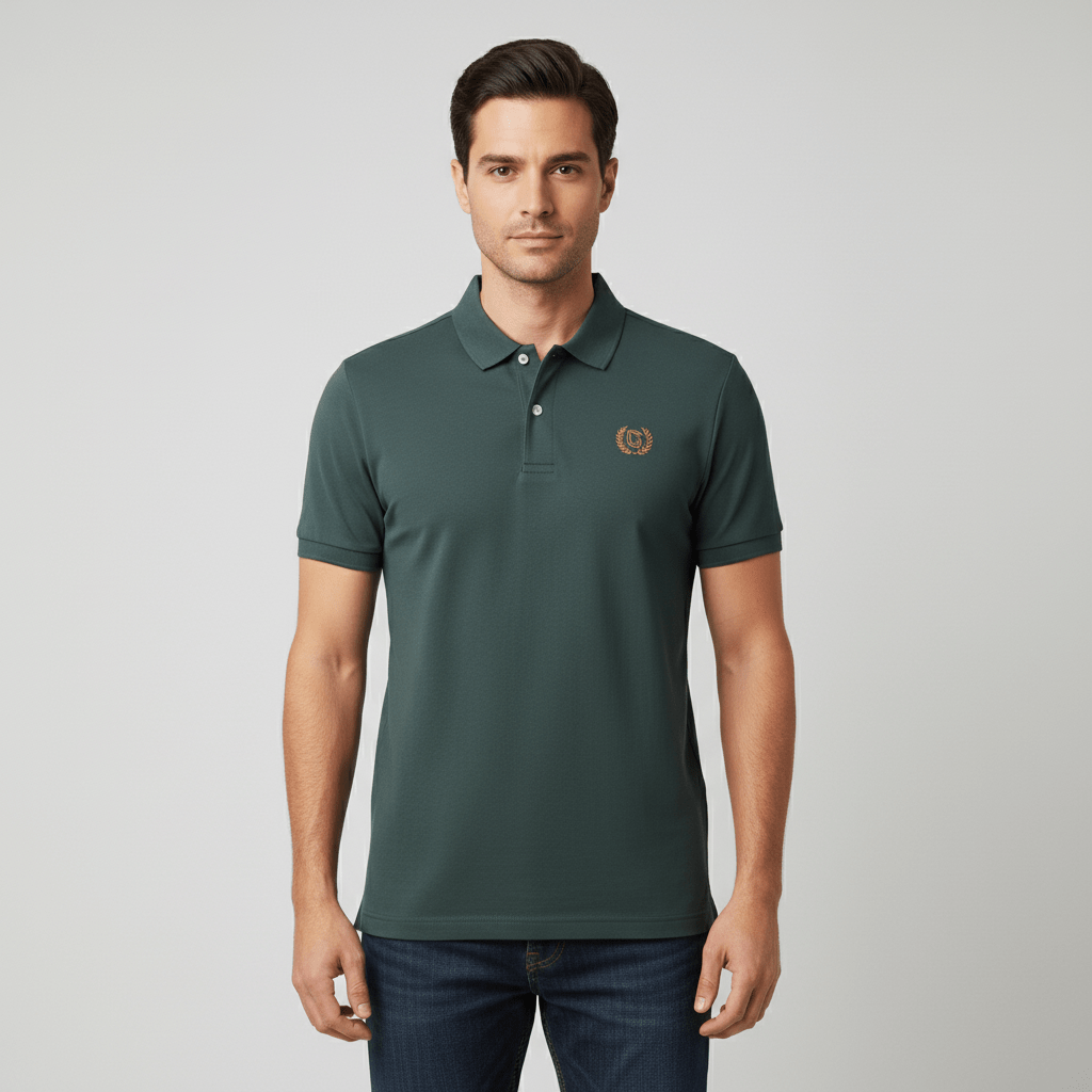 Men's Liquid Touch Polo: Slim Fit Comfort & Lasting Color S - Shop Giordano