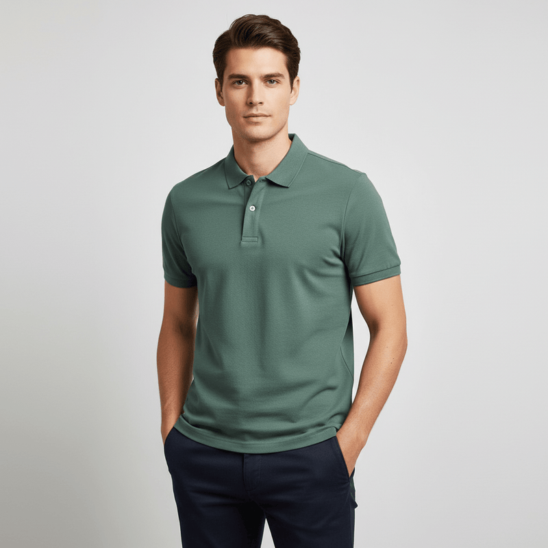 Men's Liquid Touch Polo: Slim Fit Comfort & Lasting Color S - Shop Giordano