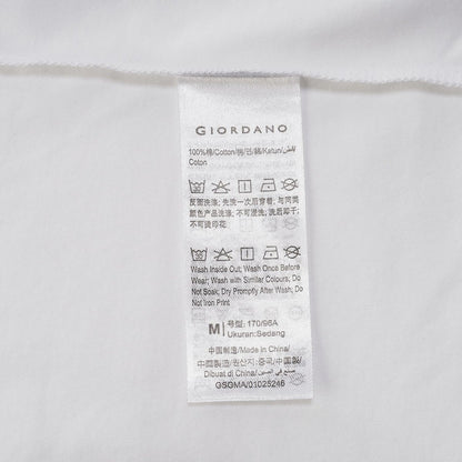 Men’S Liquid Touch Slim Fit Cotton Crew Neck Tee With Chest Pocket - Giordano
