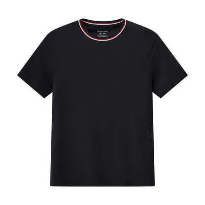 Men’S Liquid Touch Slim Fit Cotton Crew Neck Tee With Chest Pocket - Giordano