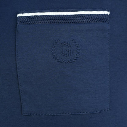 Men’S Liquid Touch Slim Fit Cotton Crew Neck Tee With Chest Pocket - Giordano