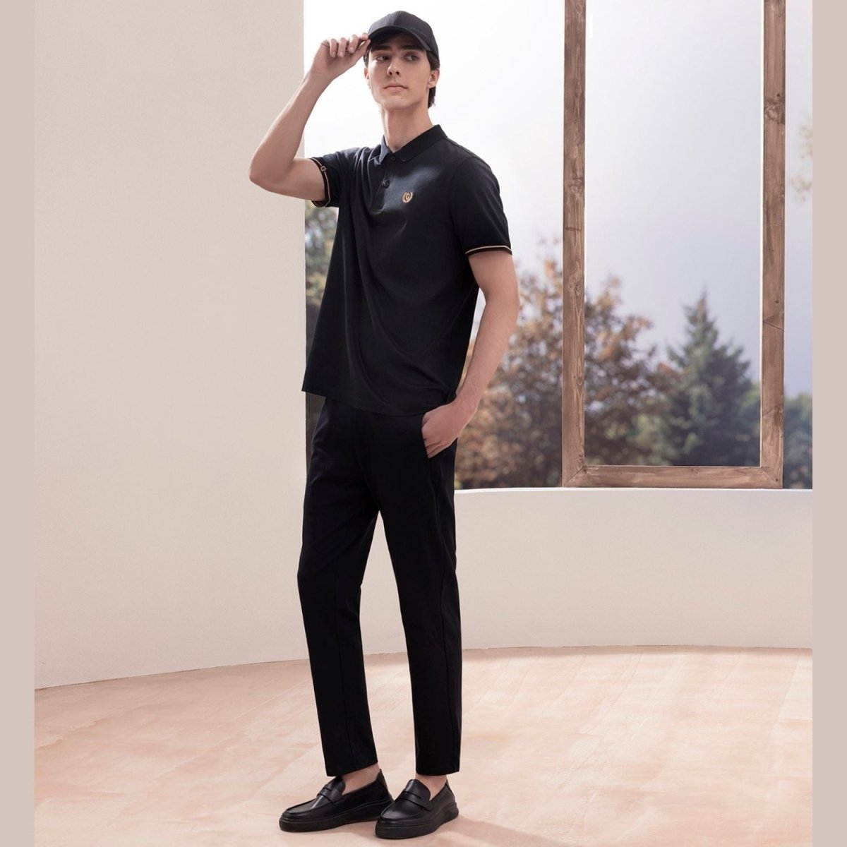Giordano Men's Liquid Touch Slim Straight Fit Joggers - Premium Joggers