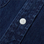 Men's Loose Fit Short Sleeve Button - Front Denim Shirt | Online Exclusive S - Shop Giordano