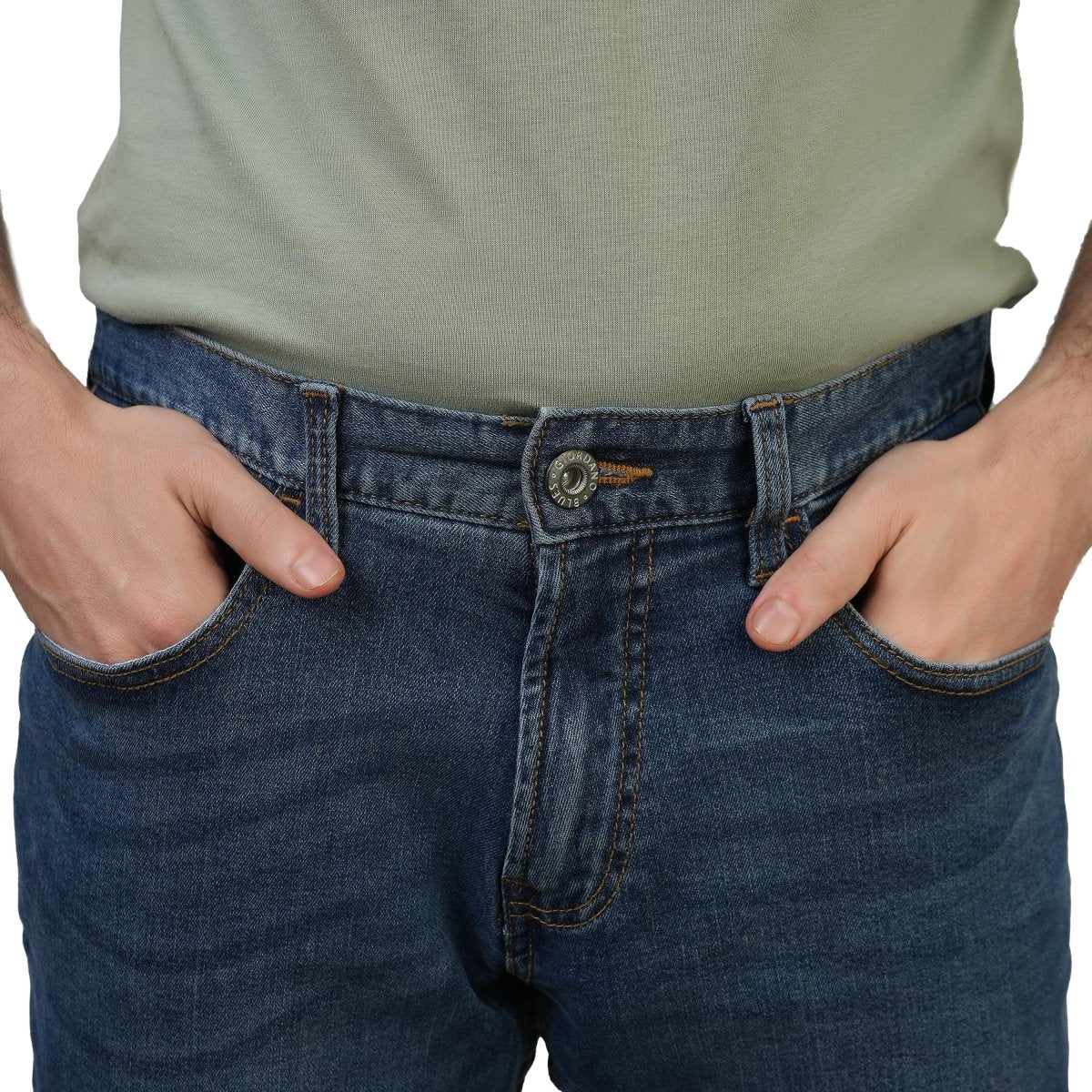 Giordano Men's Low Rise Skinny Taper Stretch Denim Jeans - first_variant_option_2 Premium Jeans for Giordano