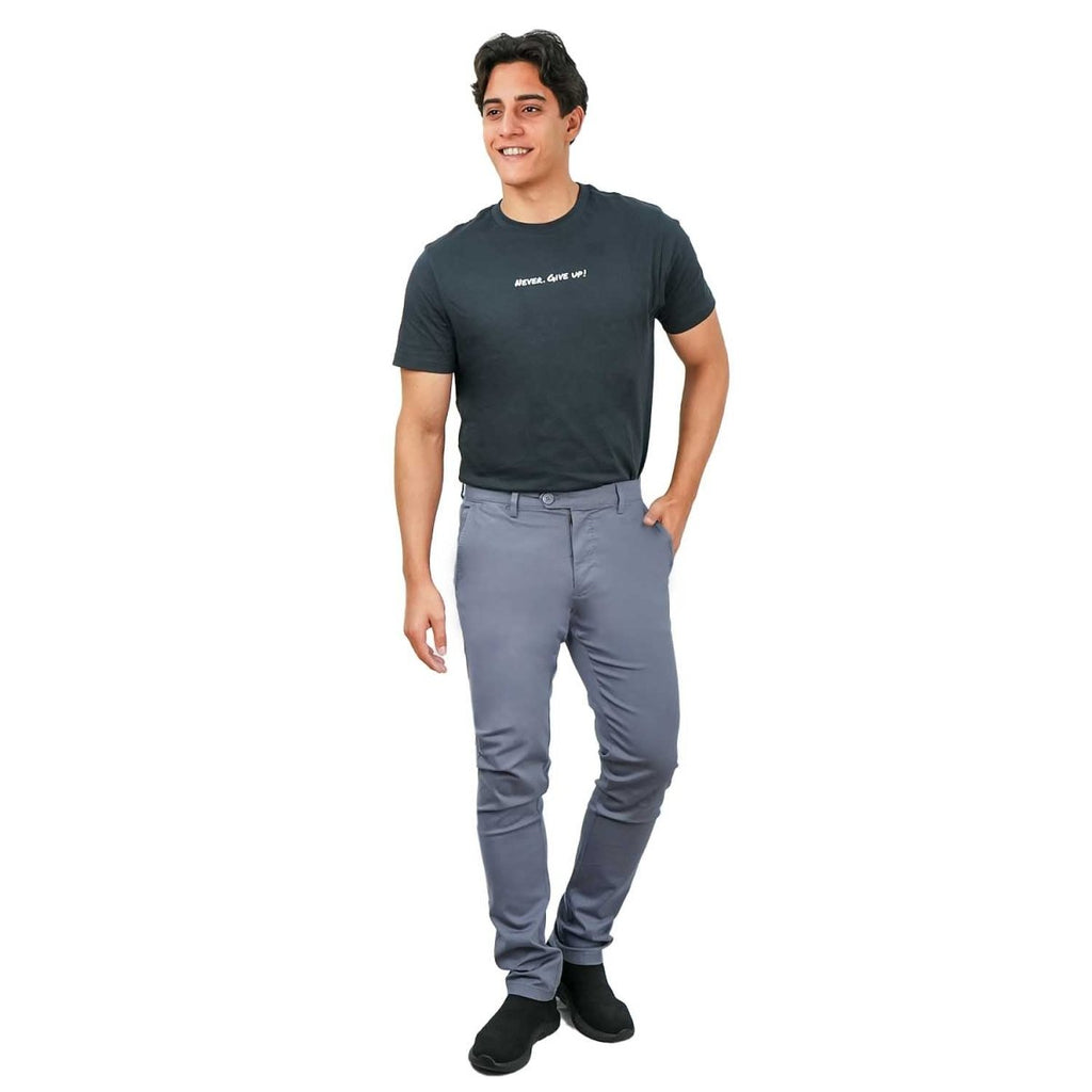 Men's Low Rise Slim Fit Cotton Twill Khakis 30 - Shop Giordano