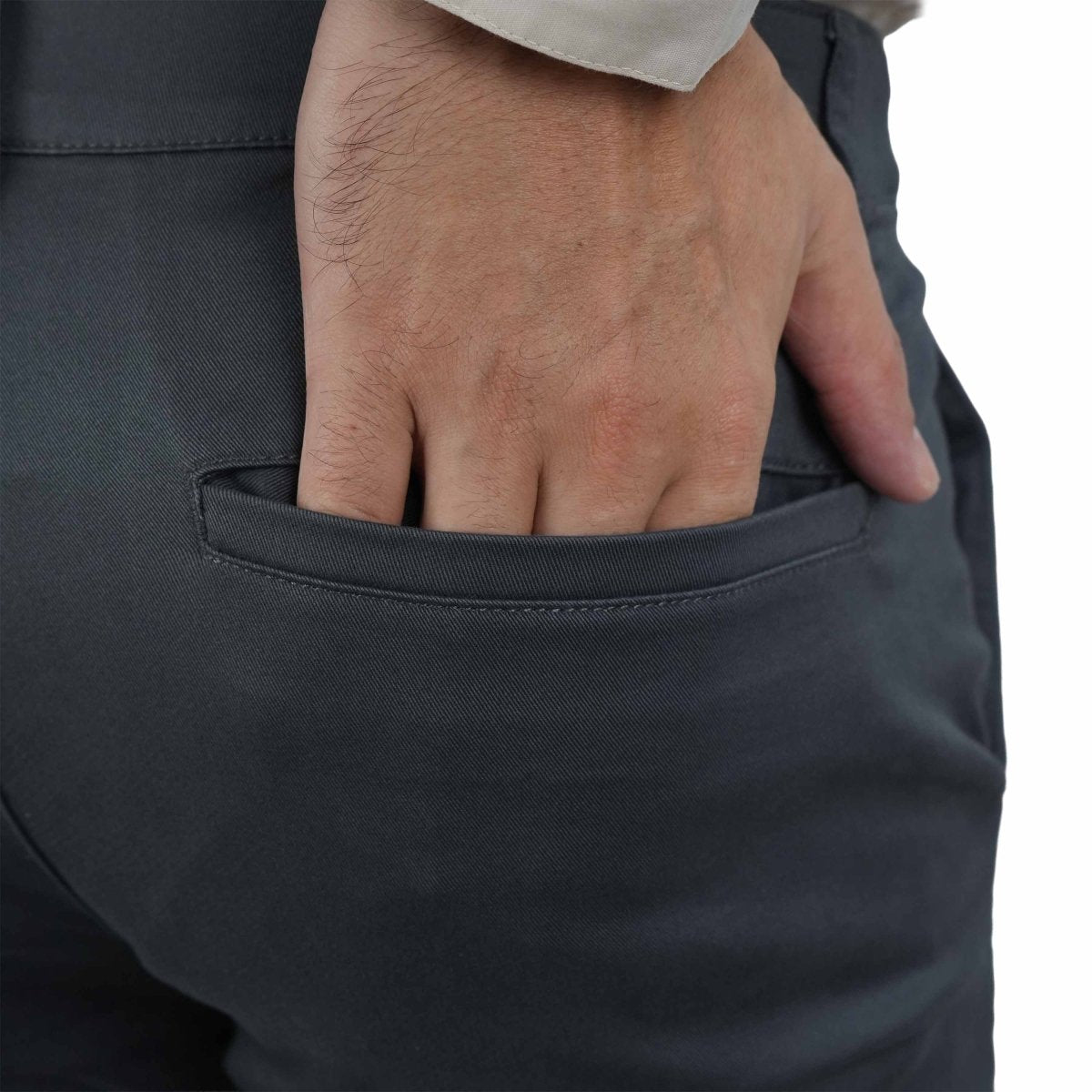 Men’S Low Rise Slim Tapered Cotton Stretch Twill Khakis 30 - Shop Giordano