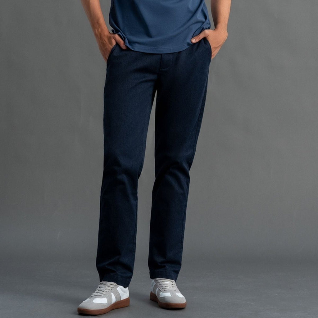 Men’S Low Rise Slim Tapered Cotton Stretch Twill Khakis 30 - Shop Giordano