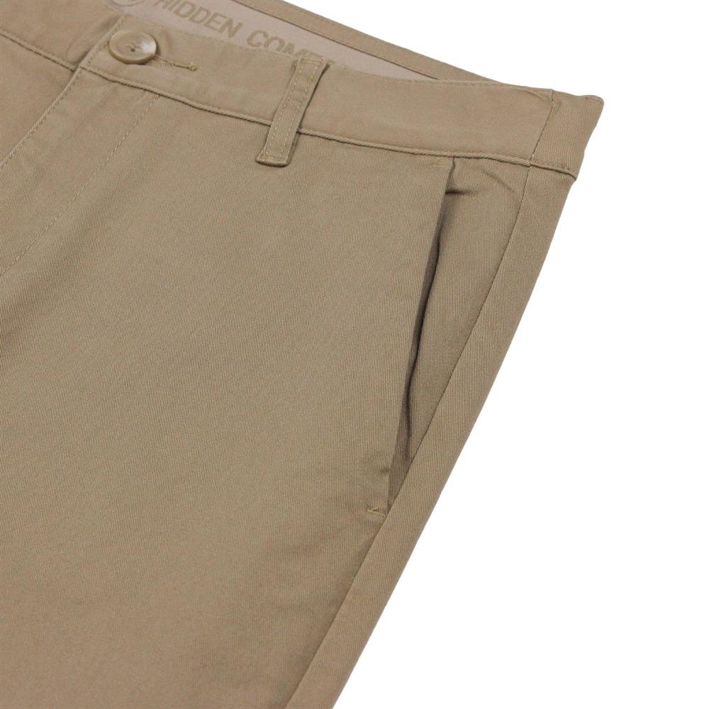 Men’S Low Rise Slim Tapered Cotton Stretch Twill Khakis 30 - Shop Giordano