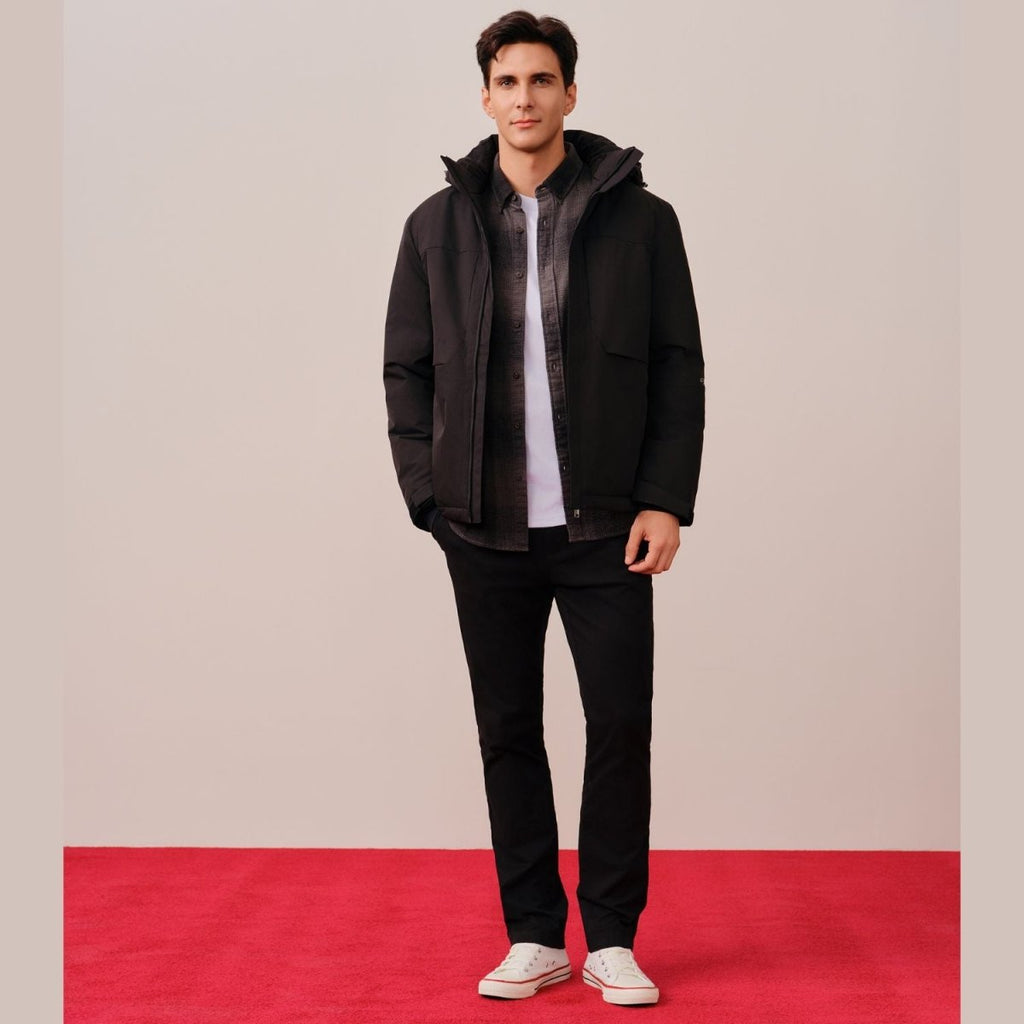 Men’S Low Rise Slim Tapered Cotton Stretch Twill Khakis 30 - Shop Giordano