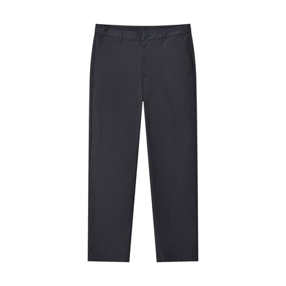 Men’S Mid Rise Regular Tapered Stretch Twill Khakis - Giordano