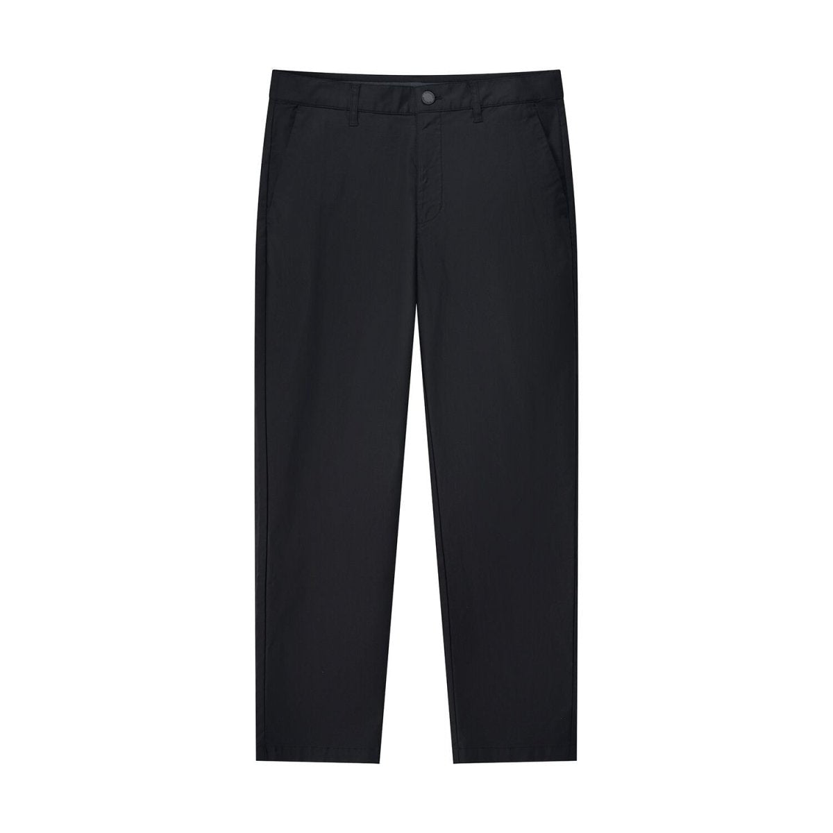 Men’S Mid Rise Regular Tapered Stretch Twill Khakis - Giordano