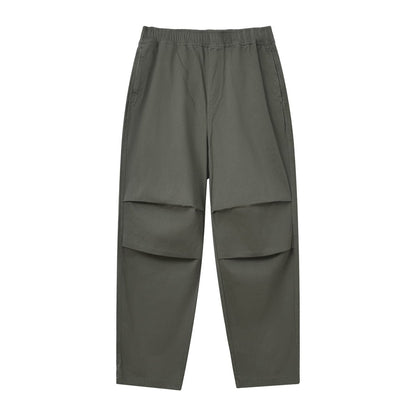 Men's Mid - Rise Relaxed Fit Cotton Stretch Twill Khakis - Giordano