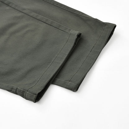 Men's Mid - Rise Relaxed Fit Cotton Stretch Twill Khakis - Giordano