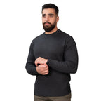 Men’S Mock Neck Jersey Knit Relaxed Fit Sweater S - Shop Giordano