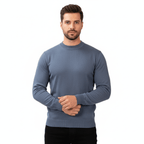 Men’S Mock Neck Jersey Knit Relaxed Fit Sweater S - Shop Giordano
