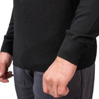 Men’S Mock Neck Jersey Knit Relaxed Fit Sweater S - Shop Giordano