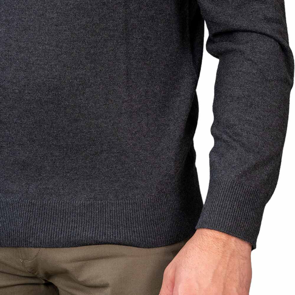 Men’S Mock Neck Jersey Knit Relaxed Fit Sweater S - Shop Giordano
