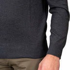 Men’S Mock Neck Jersey Knit Relaxed Fit Sweater S - Shop Giordano