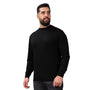 Men’S Mock Neck Jersey Knit Relaxed Fit Sweater S - Shop Giordano