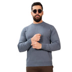 Men’S Mock Neck Jersey Knit Relaxed Fit Sweater S - Shop Giordano