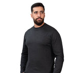 Men’S Mock Neck Jersey Knit Relaxed Fit Sweater S - Shop Giordano