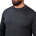 Men’S Mock Neck Jersey Knit Relaxed Fit Sweater S - Shop Giordano
