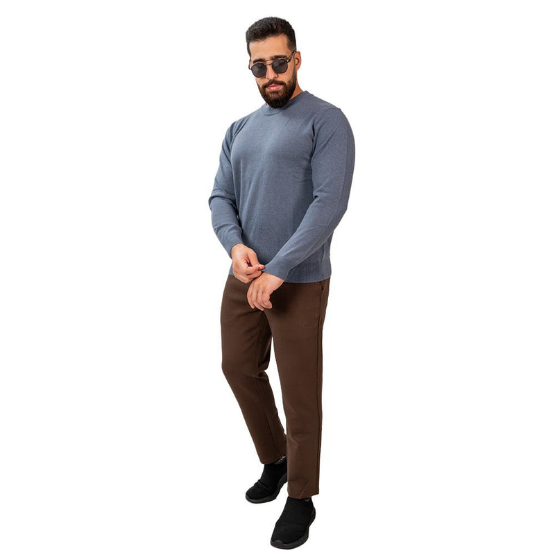 Men’S Mock Neck Jersey Knit Relaxed Fit Sweater S - Shop Giordano